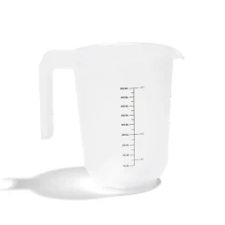 Verre mesureur 500ml plastique blanc transparent
