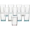 Verre x12 ver 20cl h9.9d6.8 mod fond coul