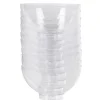 Verrine ronde en plastique réutilisable x10